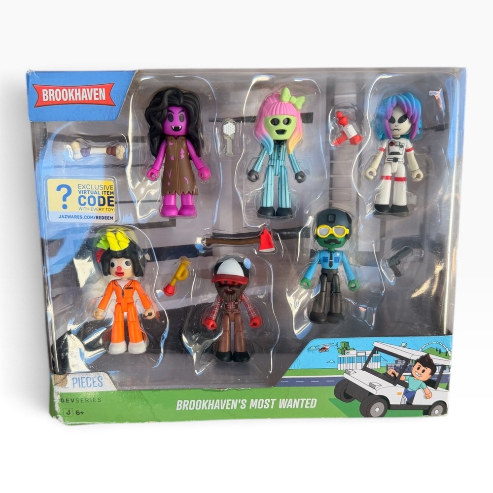 Jazwares DevSeries Roblox Brookhaven's Most Wanted Multipack Action Figures
